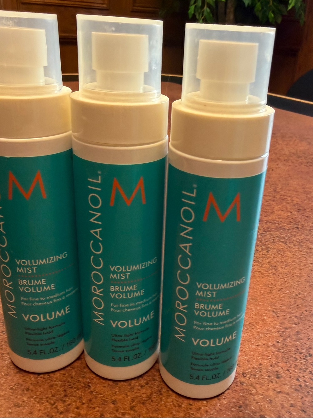 Moroccanoil Volumizing Mist - Foam Spray for Volume THREE (3) Qty BRAND NEW